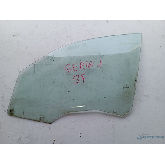Geam portiera fata, patru usi stanga fata BMW 1 E87 2003 - 2013