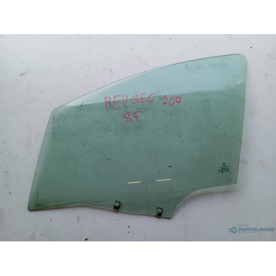 Geam portiera fata, patru usi stanga fata PEUGEOT 207 SW WK_ 2007 - >