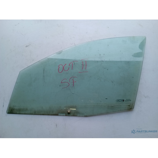 Geam portiera fata, patru usi stanga fata SKODA OCTAVIA II Combi 1Z5 2004 - 2013