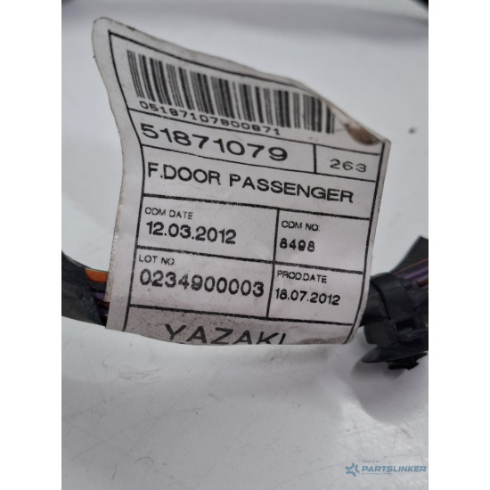 Cablaj portiera fata stanga fata OPEL COMBO Box Body / Estate X12 2012 - >1.3 CDTI A 13 FD 51871079