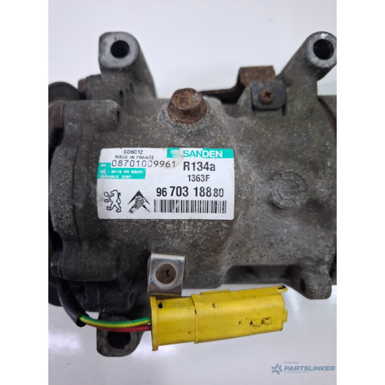 Compresor  AC PEUGEOT 207 SW WK_ 2007 - > 1.6 HDi 9HP (DV6DTED) 9670318880