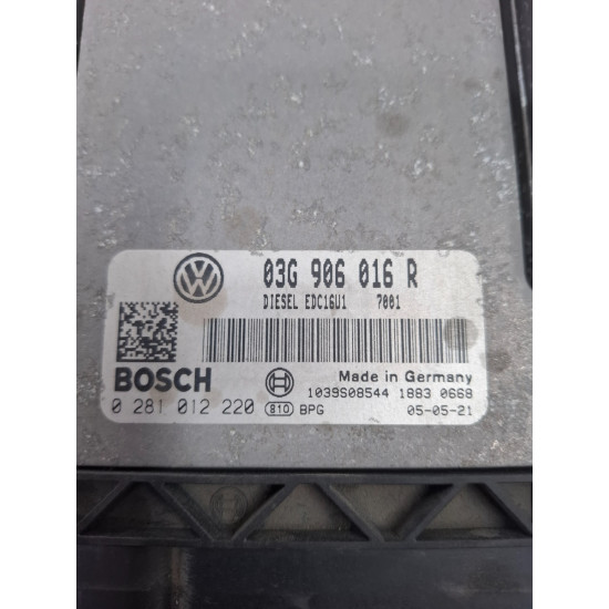 ECU modul/unitate de control motor VOLKSWAGEN GOLF PLUS 5M1, 521 2004 - 20131.9 TDI BKC, BLS, BXE 03g906016r