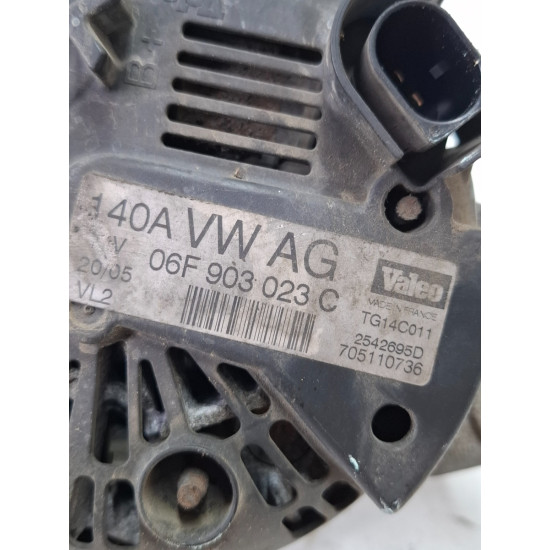 Alternator VOLKSWAGEN GOLF PLUS 5M1, 521 2004 - 20131.9 TDI BKC, BLS, BXE 06f903023c