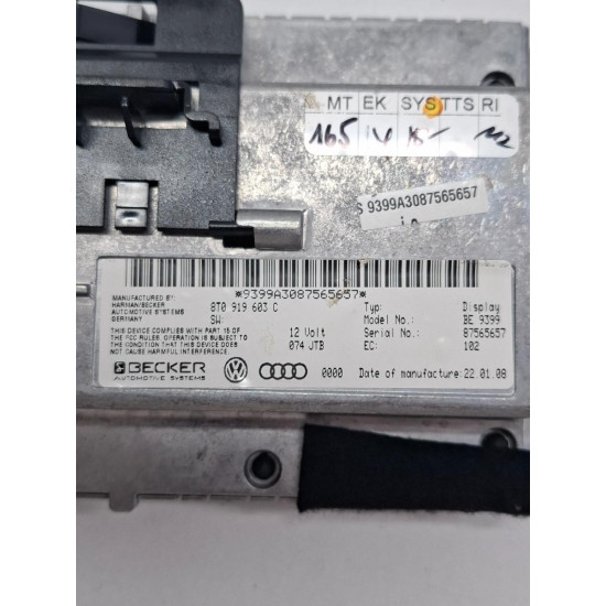 Player CD/DVD sistem de navigatie AUDI A6 III Avant 4F5, C6 2005 - 2011 8t0919603c