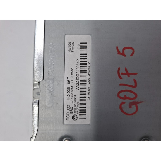 CD/DVD harti navigatie VOLKSWAGEN GOLF V 1K1 2003 - 2009 1k0035186t