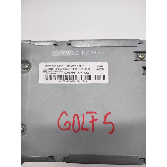 Player CD/DVD sistem de navigatie VOLKSWAGEN GOLF V 1K1 2003 - 2009 1k0057187dx