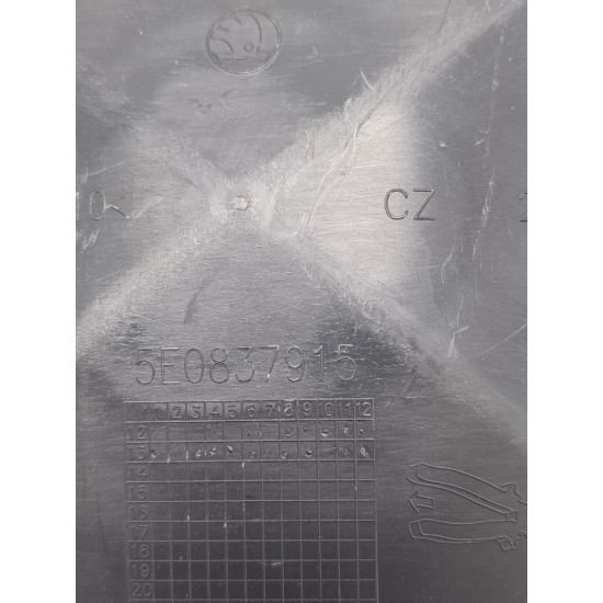 Ornament interior portiera fata stanga fata SKODA OCTAVIA III 5E3, NL3, NR3 2012 -> 5e0837915
