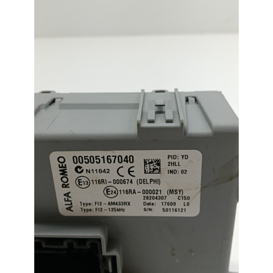 Unitate de control BSM ALFA ROMEO MITO 955_ 2008 -> 00505167040