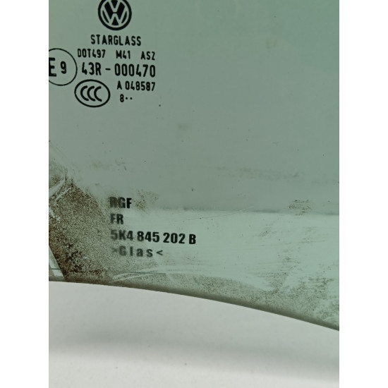 Geam portiera fata, patru usi VOLKSWAGEN GOLF VI 5K1 2008 - 2013 5k4845202b