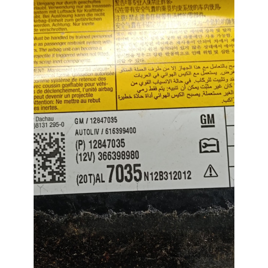 Airbag pasager OPEL ASTRA J P10 2009 - 2015 12847035