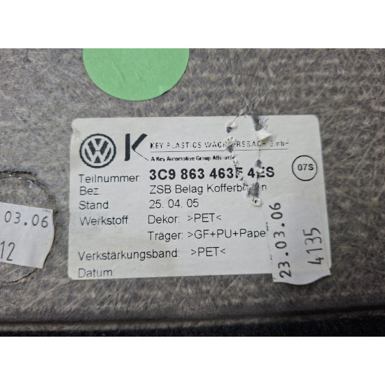 Capitonaj portbagaj VOLKSWAGEN PASSAT Variant 3C5 2005 - 2011 3c9863463f