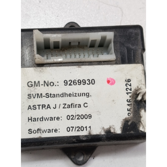 Modul/unitate de control sistem de incalzire auxiliar OPEL ASTRA J P10 2009 - 2015 9269930