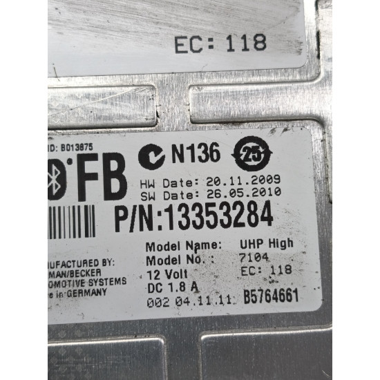 Modul/unitate de control bluetooth OPEL ASTRA J P10 2009 - 2015 13353284