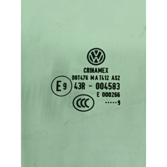 Geam portiera fata, patru usi stanga fata VOLKSWAGEN GOLF VI 5K1 2008 - 2013 43r004583
