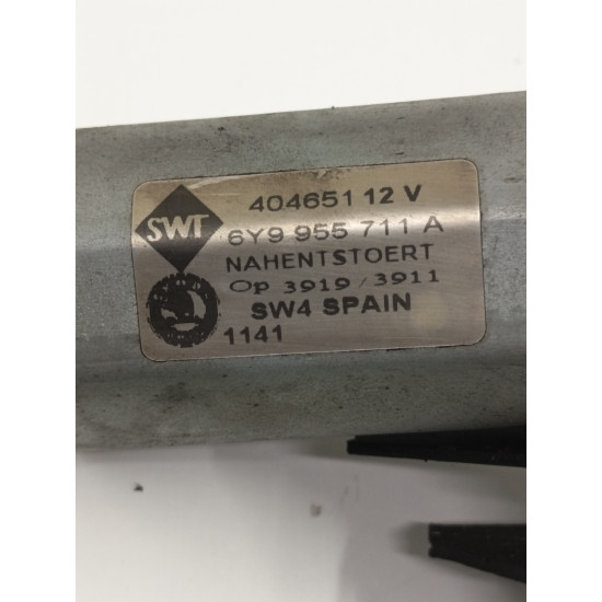 Motor stergator luneta SKODA FABIA 6Y2 1999 - 2008 1.2 1.2 1.2 AZQ, BME 6y9955711a