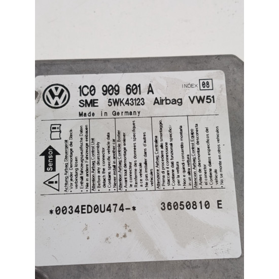 Modul/unitate de control airbaguri SKODA FABIA 6Y2 1999 - 2008 1.2 1.2 1.2 AZQ, BME 1c0909601a