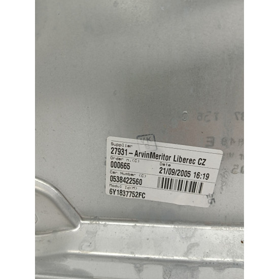 Macara Geam dreapta fata SKODA FABIA 6Y2 1999 - 2008 1.2 1.2 1.2 AZQ, BME 6y0839752fc