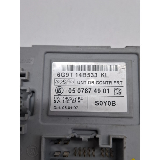 Modul/unitate de control portiera dreapta fata FORD GALAXY WA6, VM 2006 - 2015 6g9t14b533kl