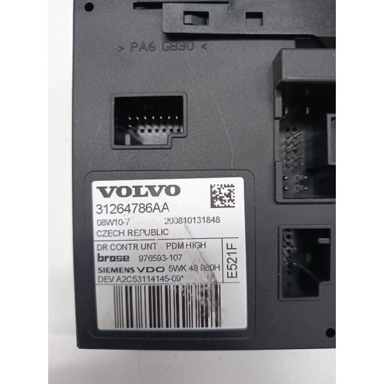 Motoras geam dreapta fata VOLVO V50 MW, 545 2003 - 2012 31264786aa