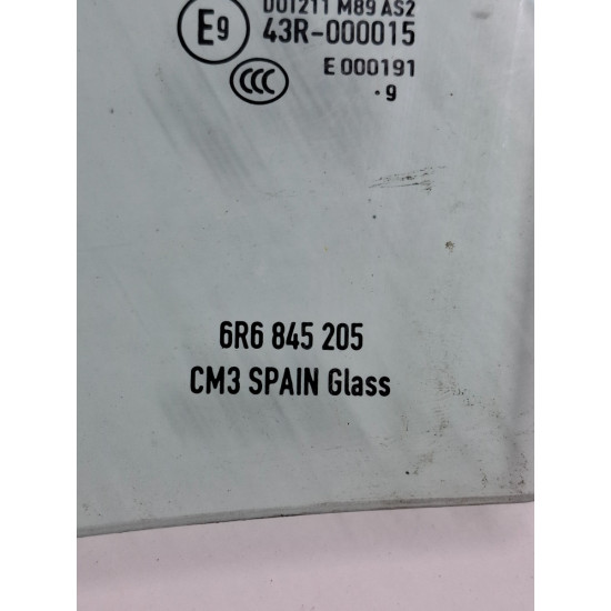 Geam portiera spate stanga spate VOLKSWAGEN POLO 6R, 6C 2009 -> 6r6845205