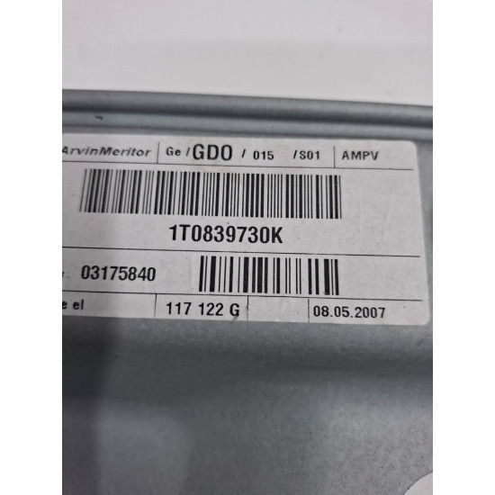 Macara Geam stanga spate VOLKSWAGEN TOURAN 1T1, 1T2 2003 - 2010 1t0839730k
