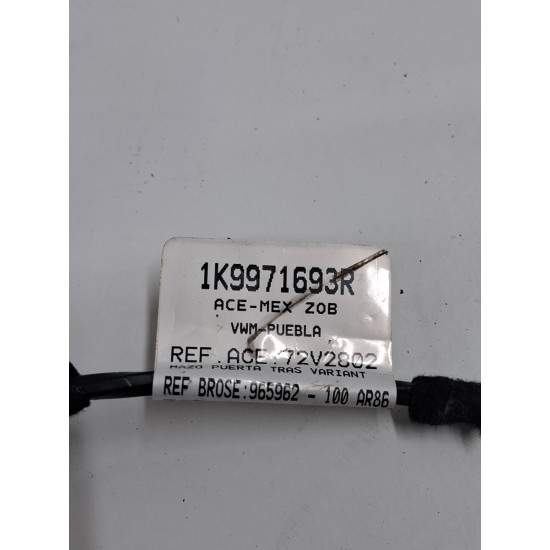 Cablaj portiera spate stanga spate VOLKSWAGEN GOLF PLUS 5M1, 521 2004 - 2013 1k9971693r