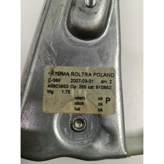Macara Geam dreapta FIAT PANDA 169_ 2003 -> 46803653