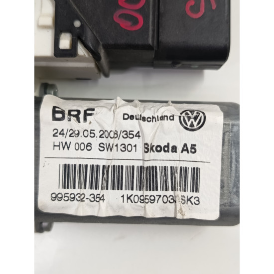 Motoras geam stanga spate VOLKSWAGEN GOLF PLUS 5M1, 521 2004 - 2013 1k0959703