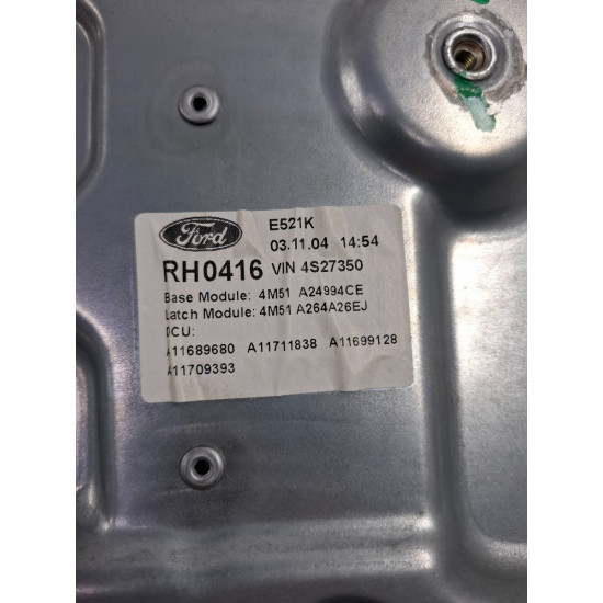 Macara Geam dreapta spate FORD FOCUS II DA_, HCP, DP 2004 - 2013 4m51a24994ce
