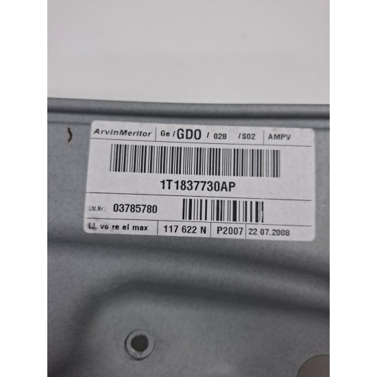 Macara Geam dreapta fata VOLKSWAGEN TOURAN 1T1, 1T2 2003 - 2010 1t1837730ap