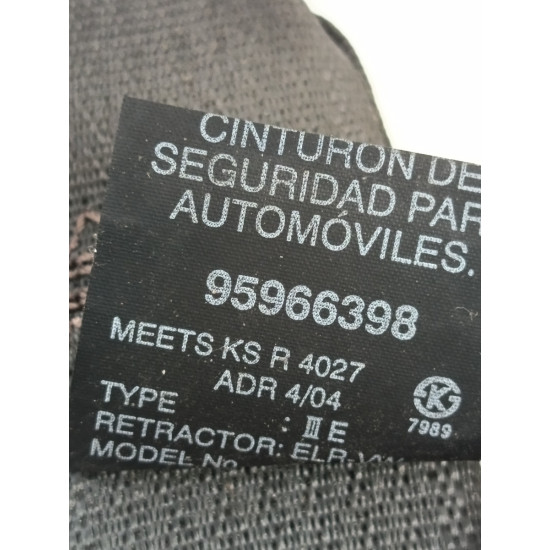 Centura de siguranta fata dreapta fata CHEVROLET SPARK M300 2009 -> 1.2 LMU 95966398