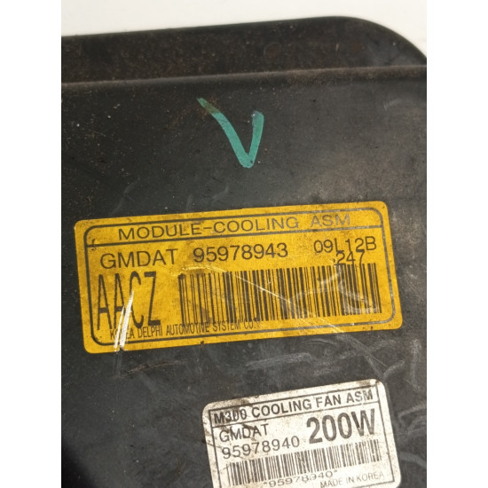 Ventilator electric radiator CHEVROLET SPARK M300 2009 -> 1.2 LMU 95978943