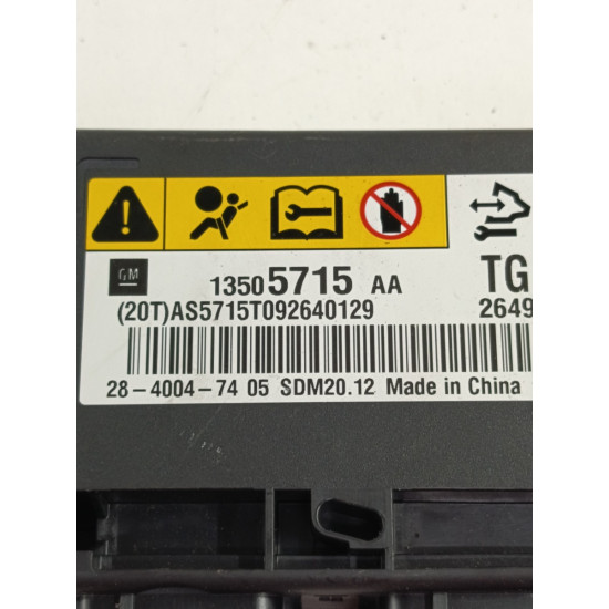 Modul/unitate de control airbaguri CHEVROLET SPARK M300 2009 -> 1.2 LMU 13505715aa