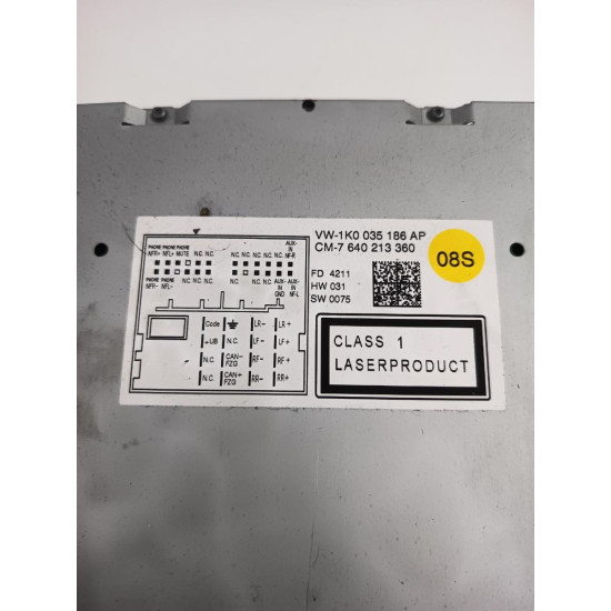 Player CD/DVD sistem de navigatie VOLKSWAGEN PASSAT VARIANT B7 [ 2010 - 2014 ] 2.0 BlueTDI 1k0035186ap