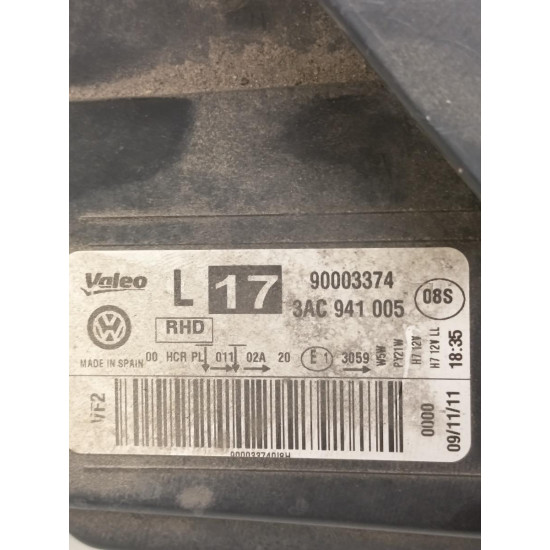 Far stanga fata VOLKSWAGEN PASSAT VARIANT B7 [ 2010 - 2014 ] 3ac941005