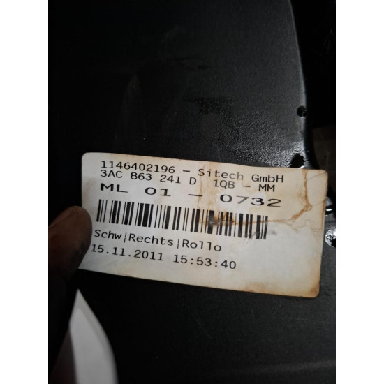 Cotiera VOLKSWAGEN PASSAT VARIANT B7 [ 2010 - 2014 ] 3ac863241d